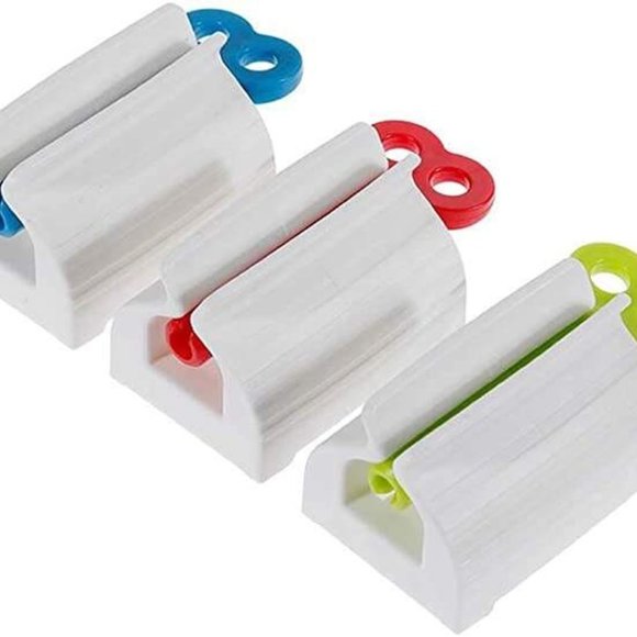 TableTop Toothpaste Tube Squeezer with Rolling squeezers Holder Dispenser - Picture 9 of 12